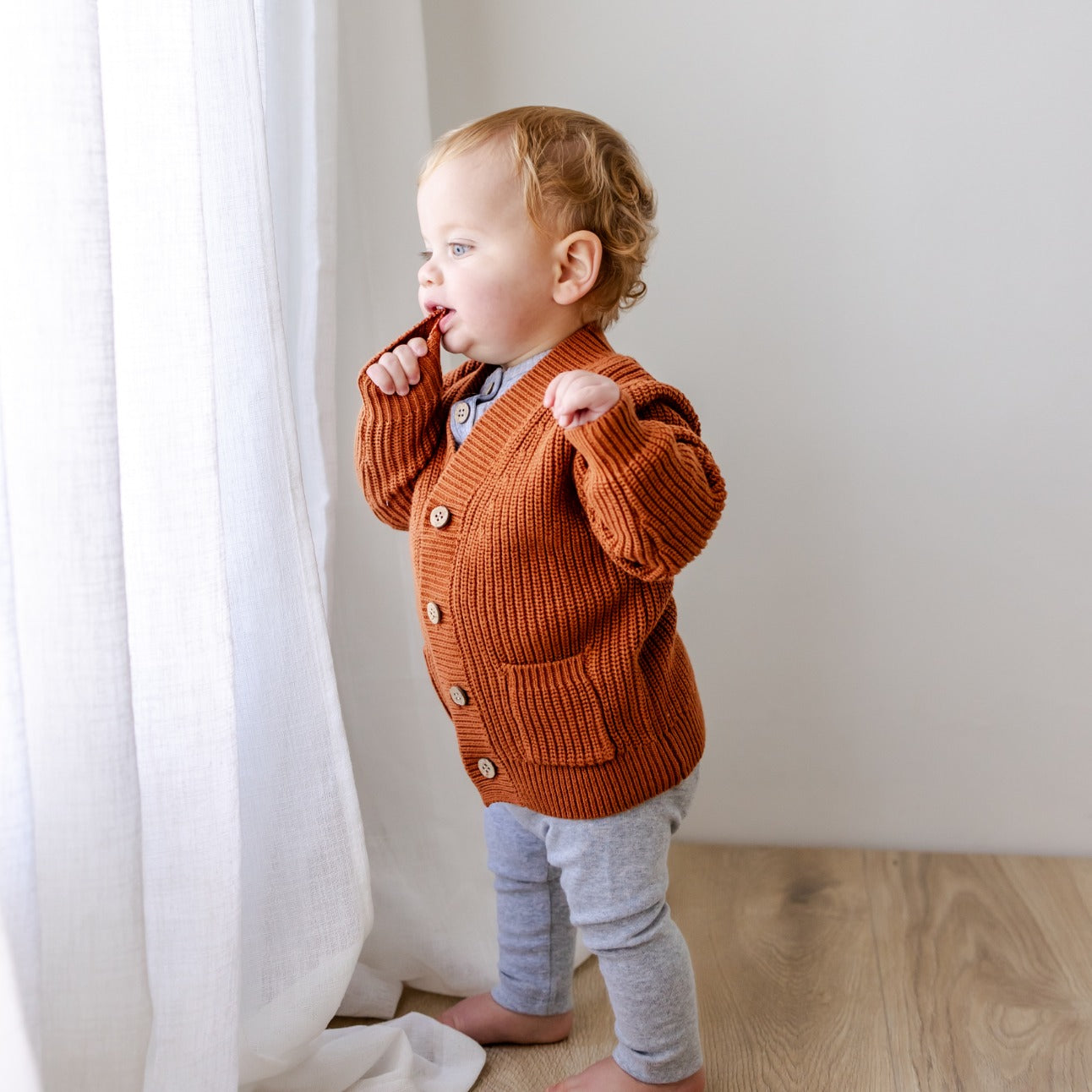 Hello Poppet Bowie Cardigan available at Bear & Moo
