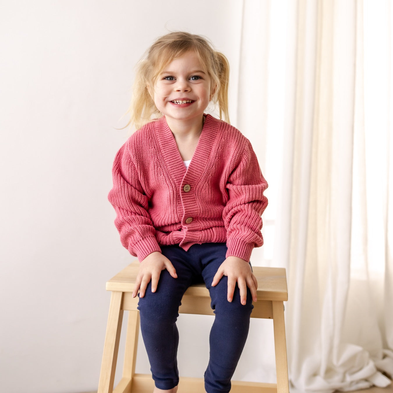 Hello Poppet Bowie Cardigan available at Bear & Moo