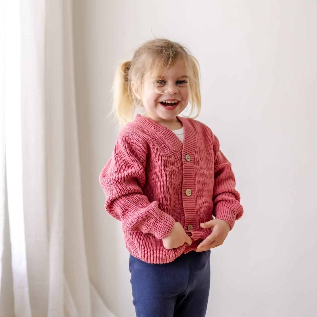 Hello Poppet Bowie Cardigan available at Bear & Moo