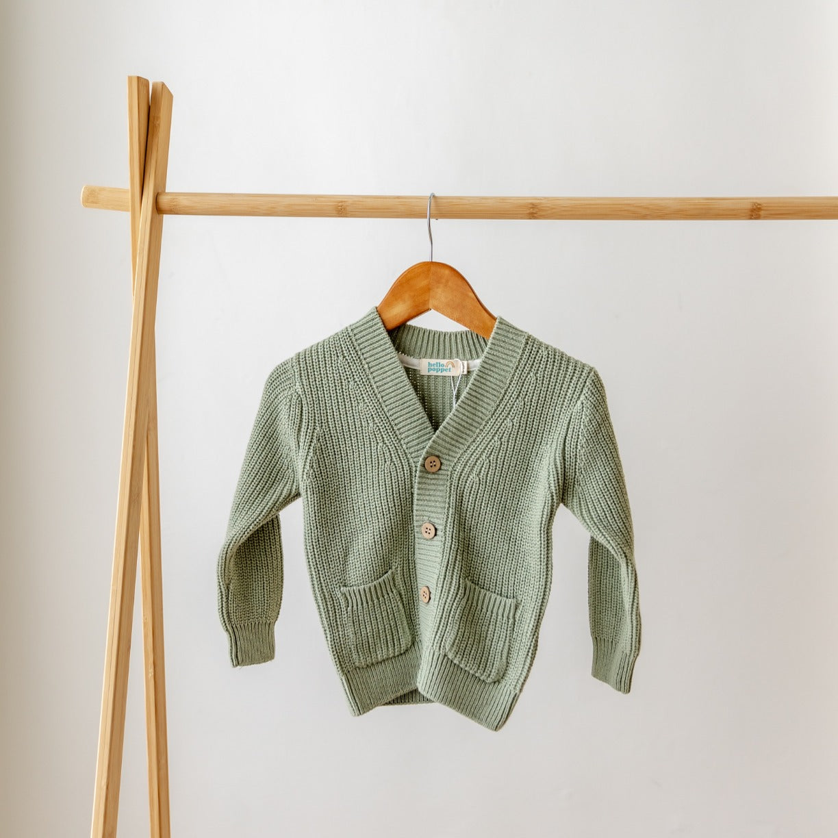 Hello Poppet Bowie Cardigan available at Bear & Moo