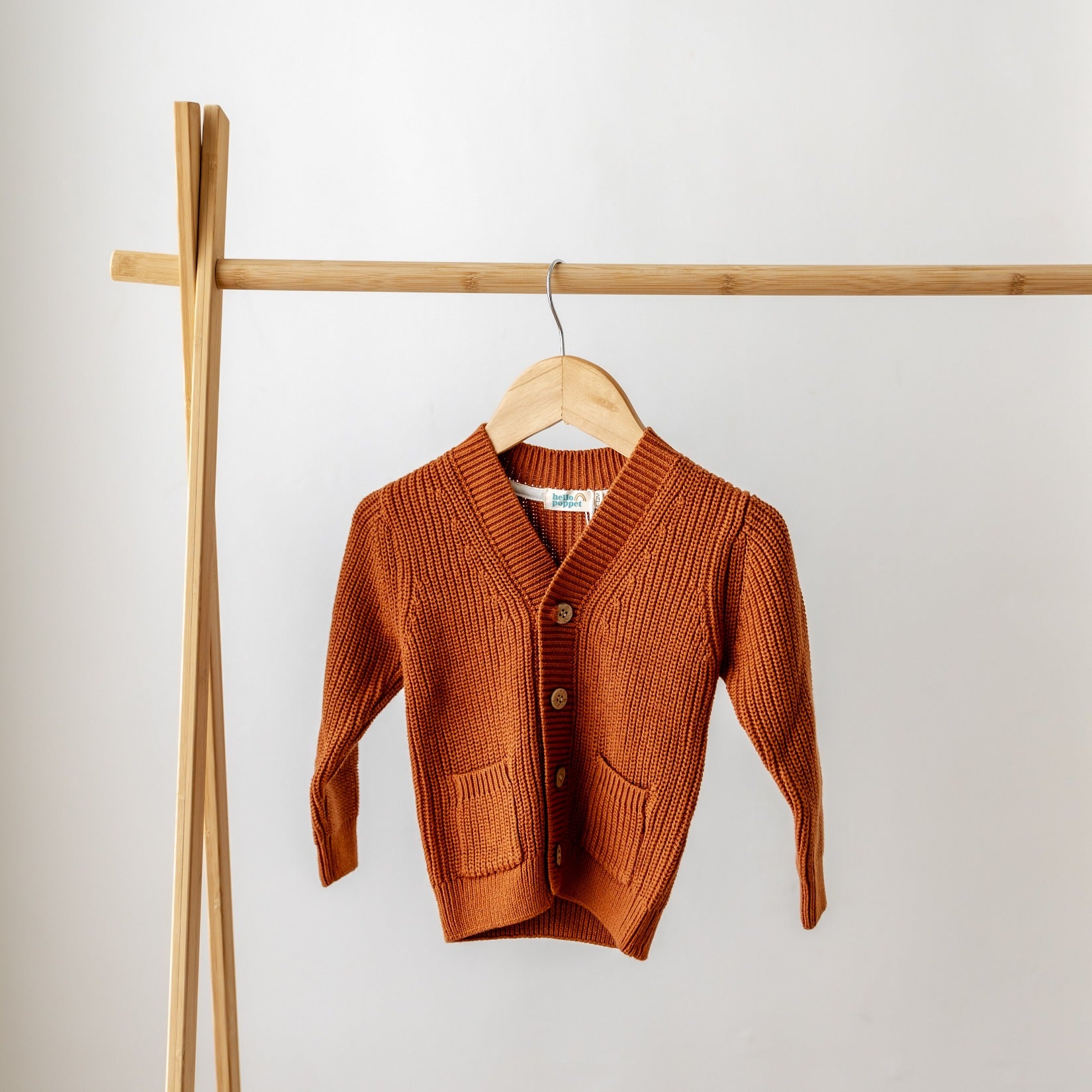 Hello Poppet Bowie Cardigan available at Bear & Moo