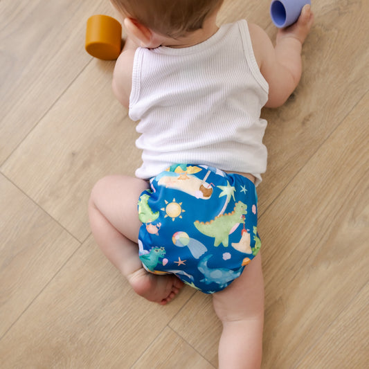 Bear & Moo One Size Fits Most Reusable Cloth Nappy