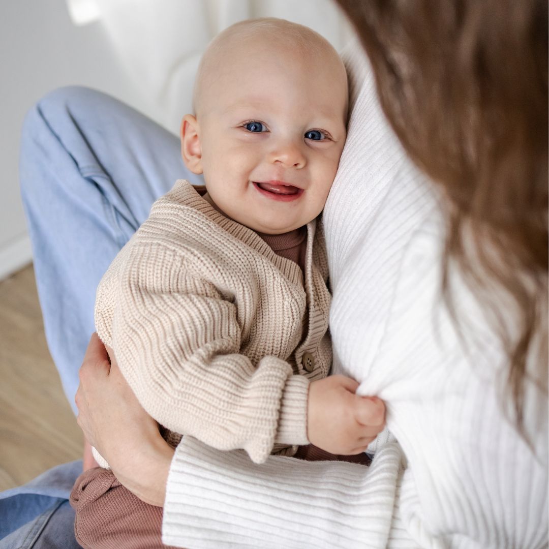 Hello Poppet Bowie Cardigan available at Bear & Moo