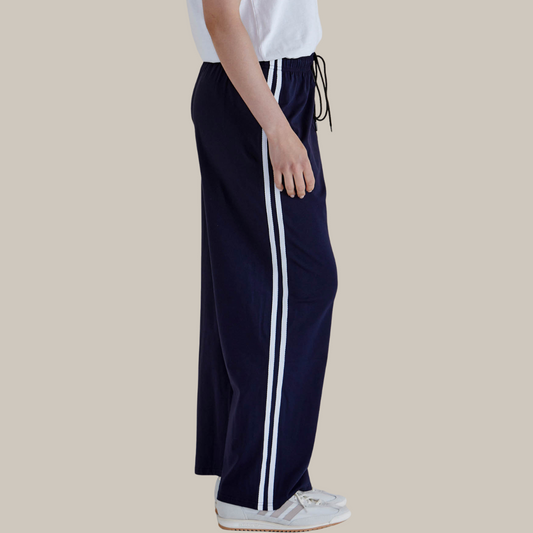 Nikki Relax Cotton Jogger | Navy