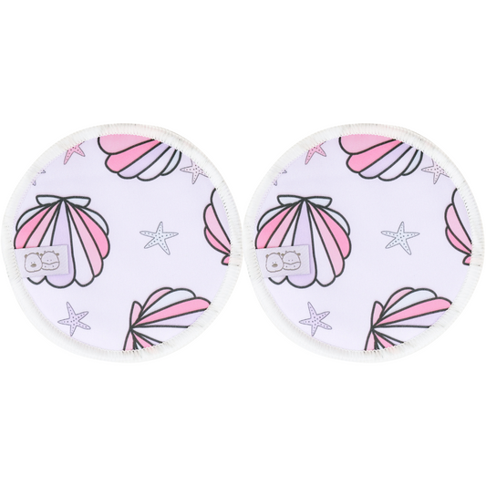Bear & Moo Mermaid Shells Breast Pads