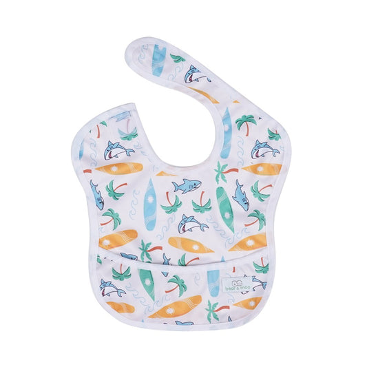 Reusable Water resistant PUL Bear & Moo Classic Bibs