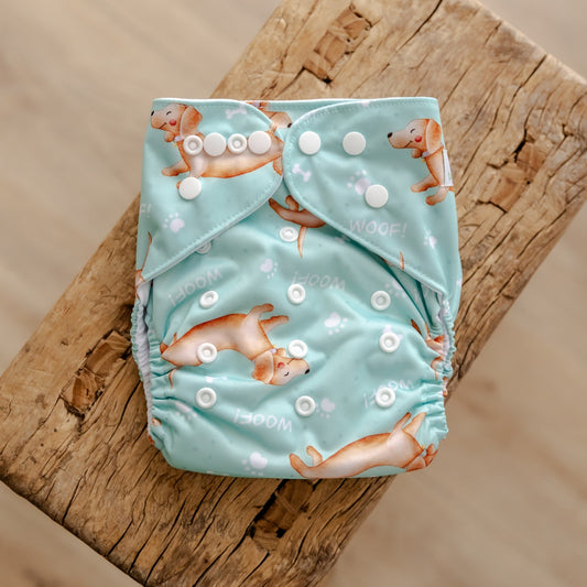 Dashing Dachshund Cloth Nappy | One Size Fits Most