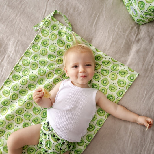 Kiwifruit Slice Reusable Change Mat