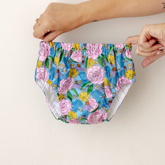 Peony Blooms Large Swim Nappy