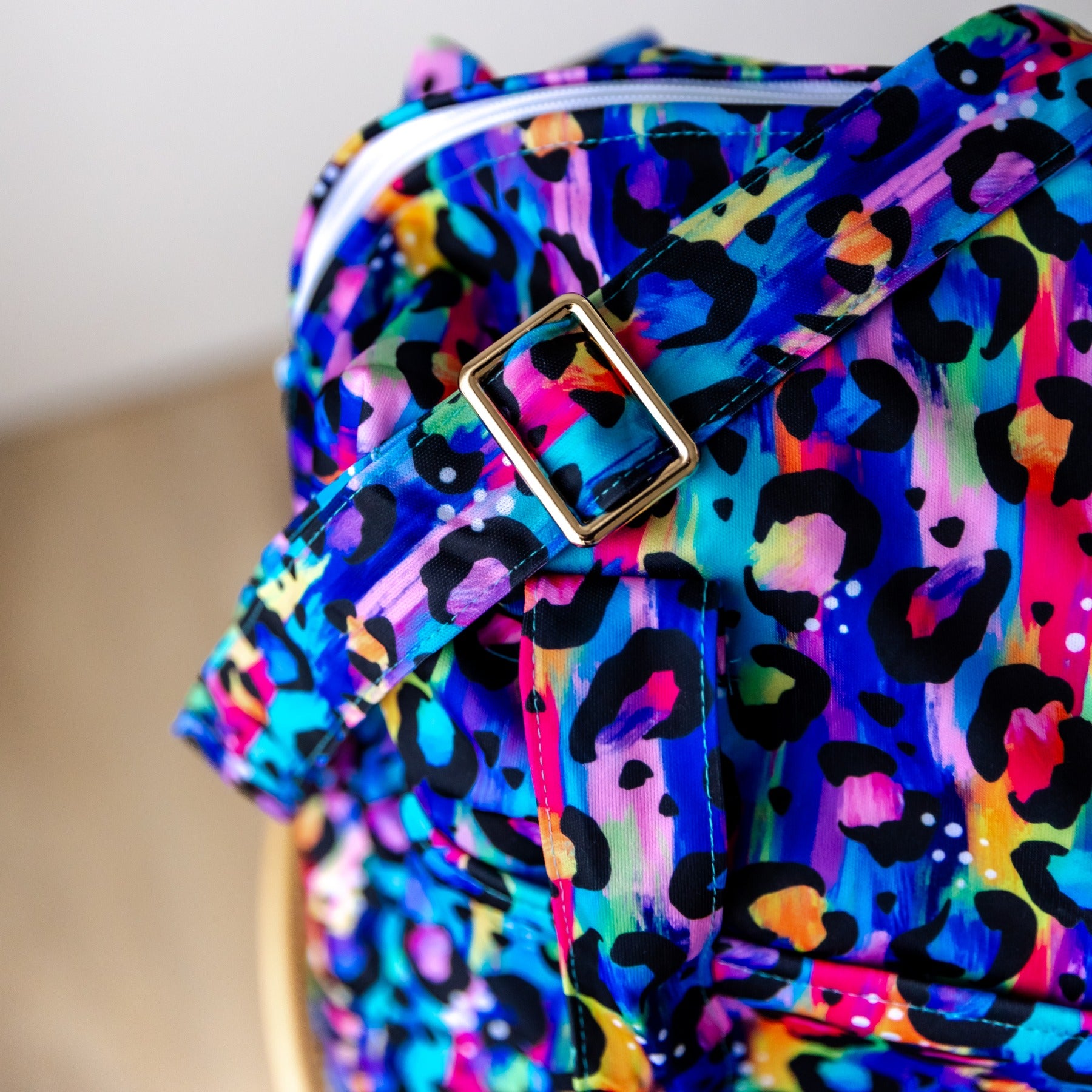 Bear & Moo Day Bag | Bright Leopard