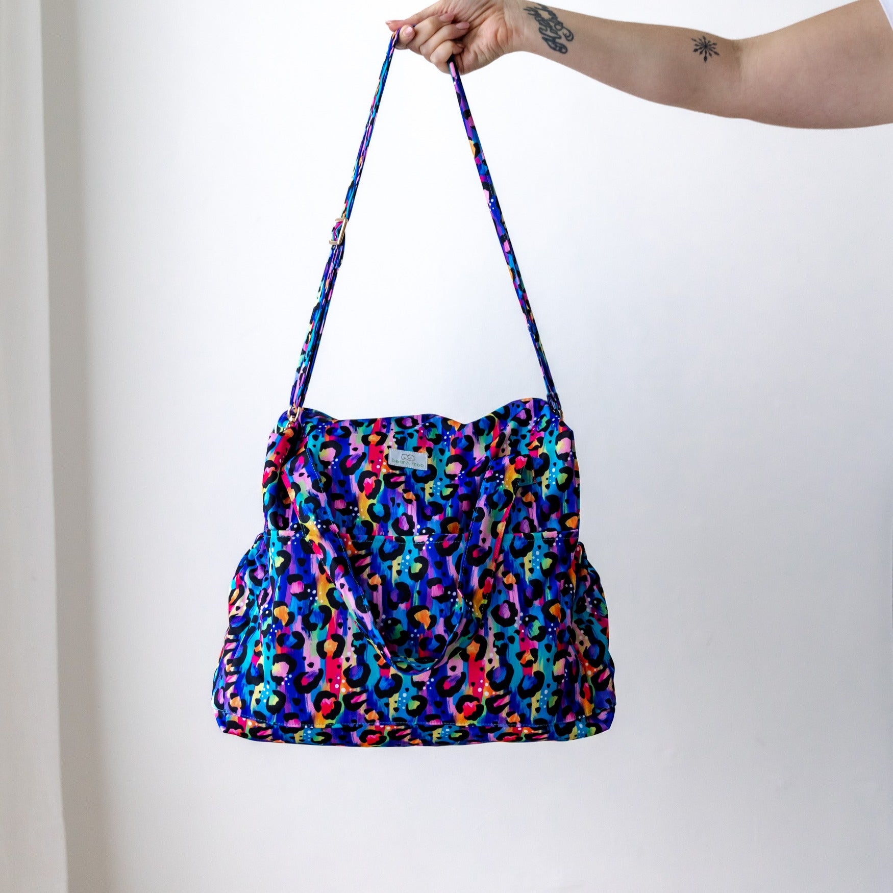 Bear & Moo Day Bag | Bright Leopard