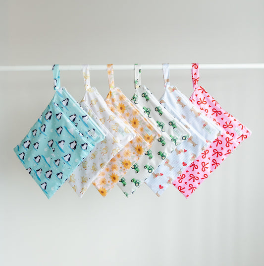 Large Wet Bag | Sweet Sunflowers