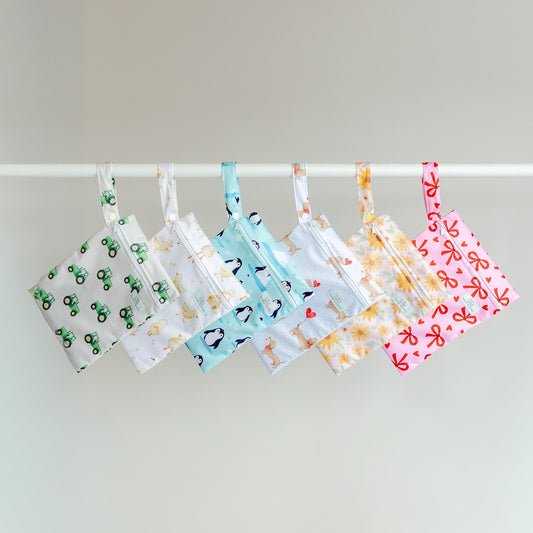 Medium Wet Bag | Sweet Sunflowers