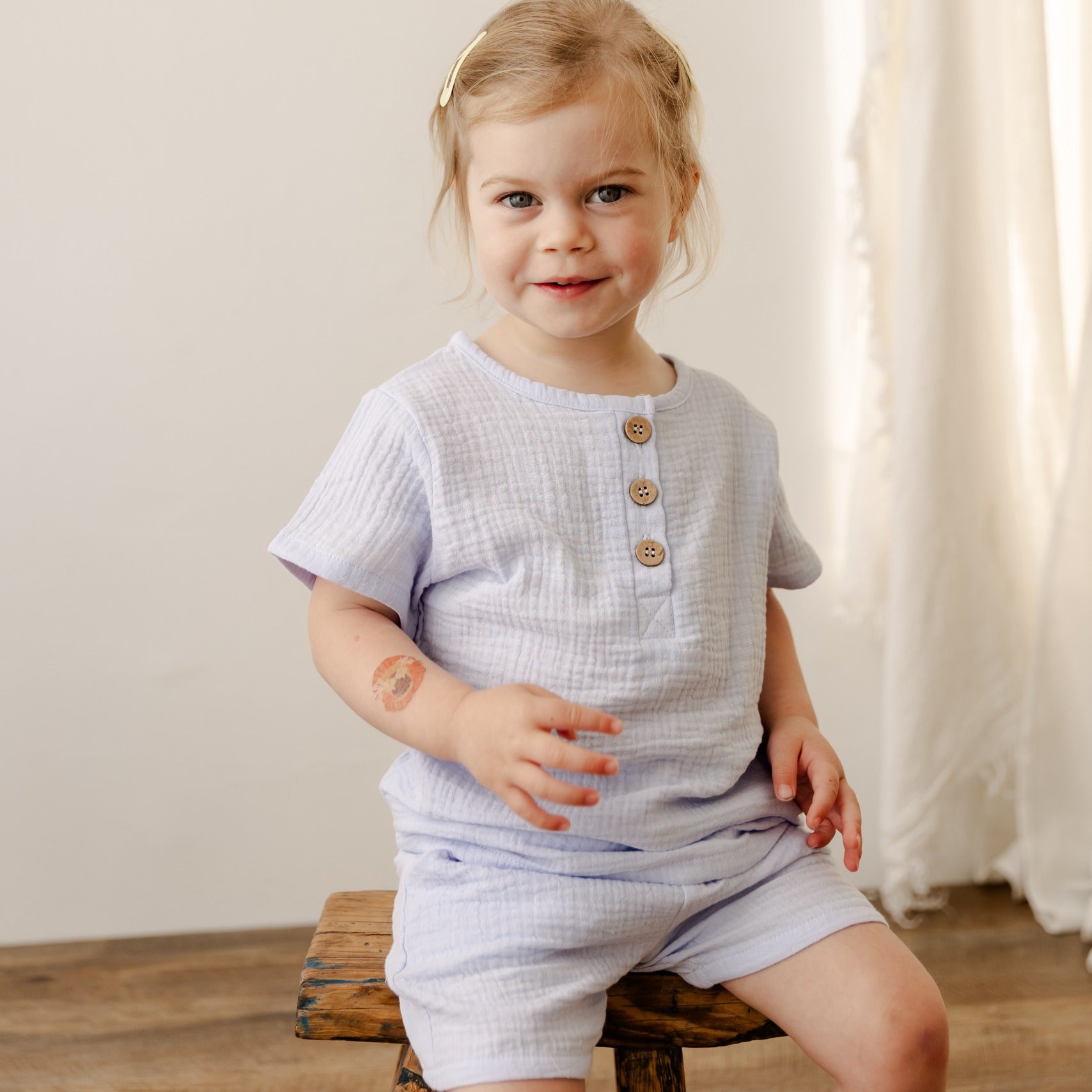 Hello Poppet Quinn Set | Organic Kids Clothing | available at Bear & Moo