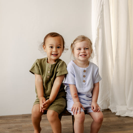 Hello Poppet Quinn Set | Organic Kids Clothing | available at Bear & Moo