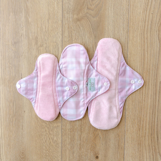 Bear & Moo Reusable Sanitary Pad | Blush Gingham