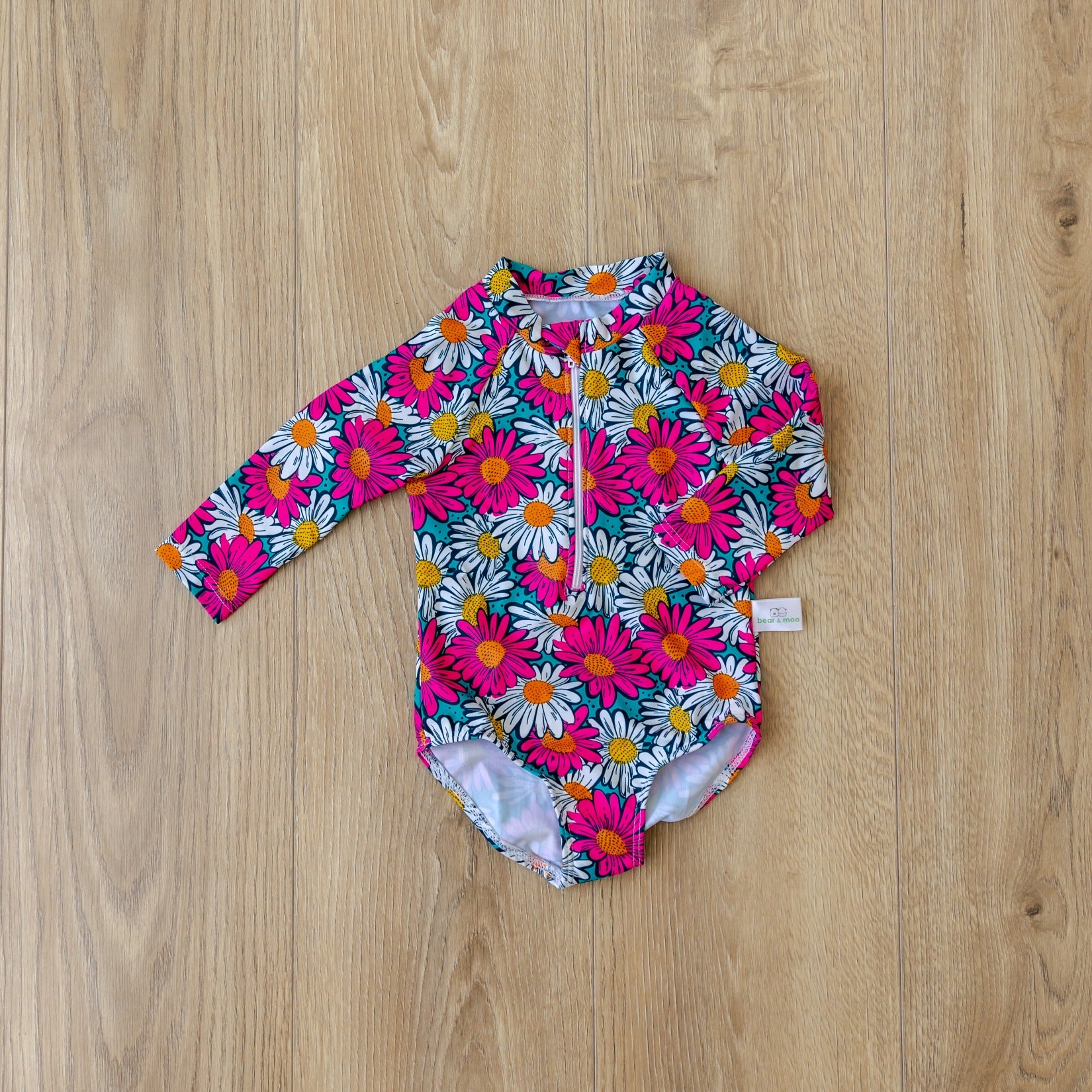 Bear & Moo Harper Swimsuit | Kids Togs | Retro Daisies