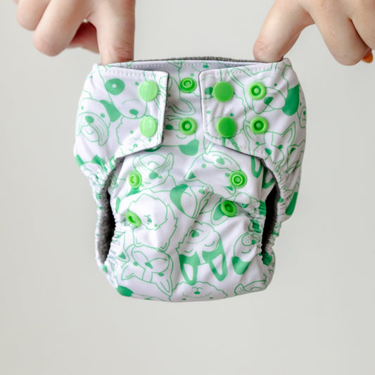 Dog Days Newborn Nappy