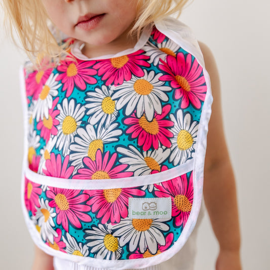 Classic Bib | Retro Daisies