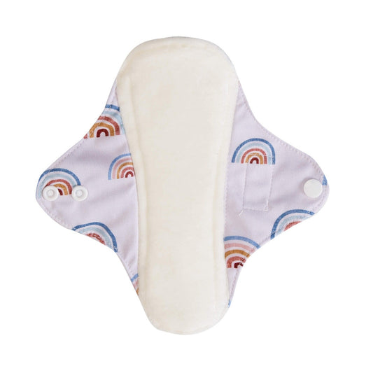 Bear & Moo Small Reusable Sanitary Pad Liner | Rustic Rainbow