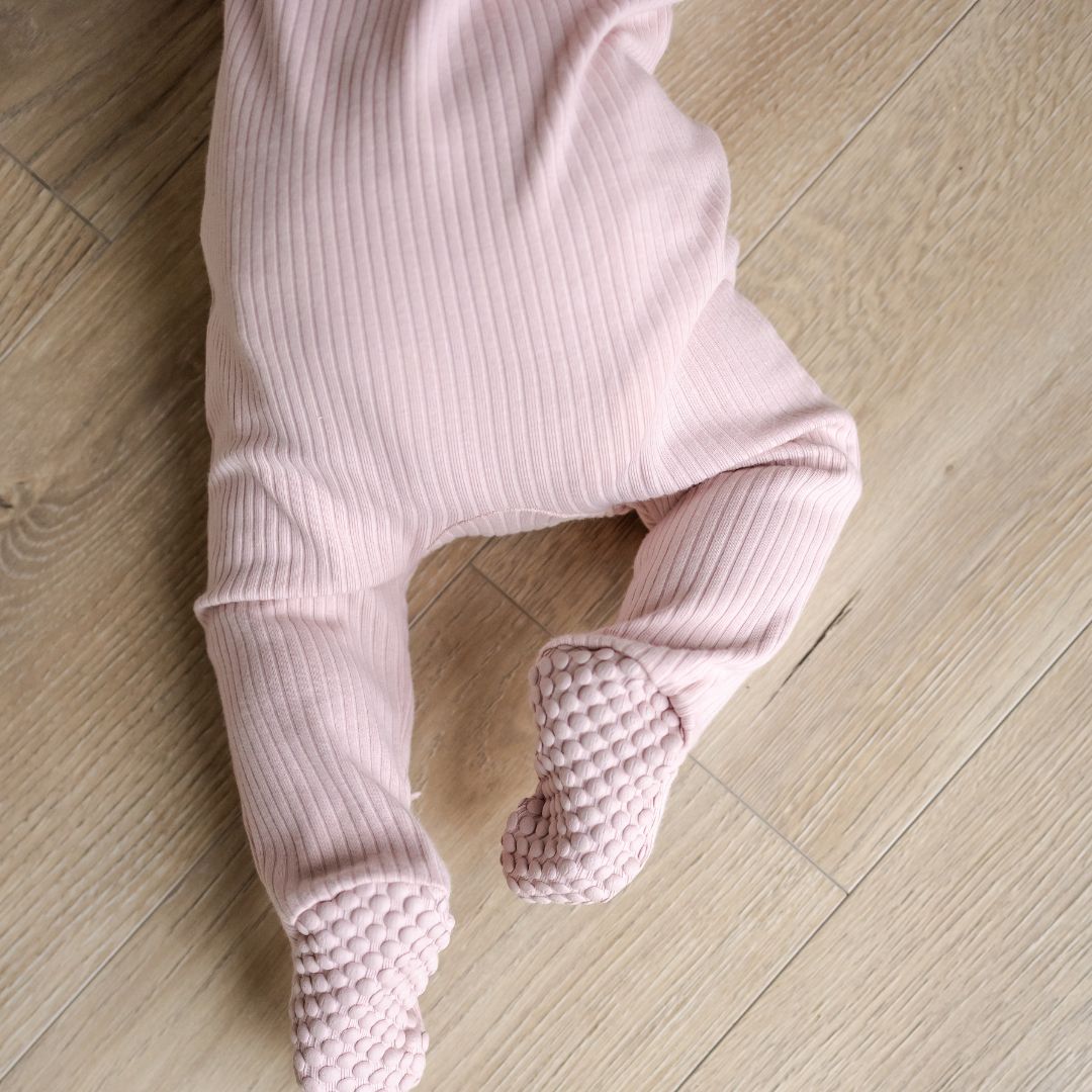 Hello Poppet Original Ribbed All in One | Longsleeve available at Bear & Moo