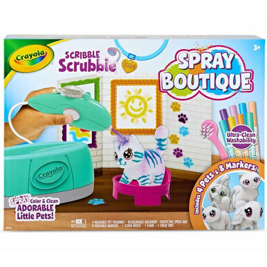 Crayola Scribble Scrubbie Pets Spray Boutique available at Bear & Moo