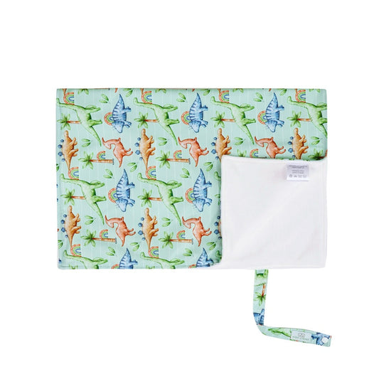 Bear & Moo Reusable Change Mat | Jurassic Print