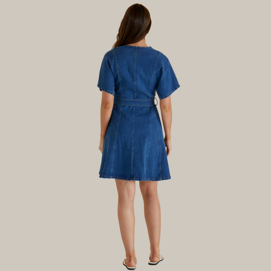 Betty Basics Fiori Denim Dress available at Bear & Moo
