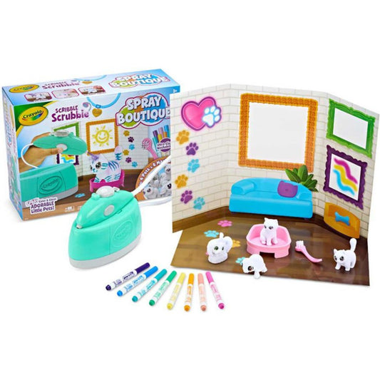 Crayola Scribble Scrubbie Pets Spray Boutique available at Bear & Moo
