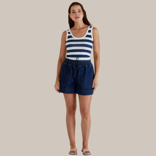 Relax Denim Shorts