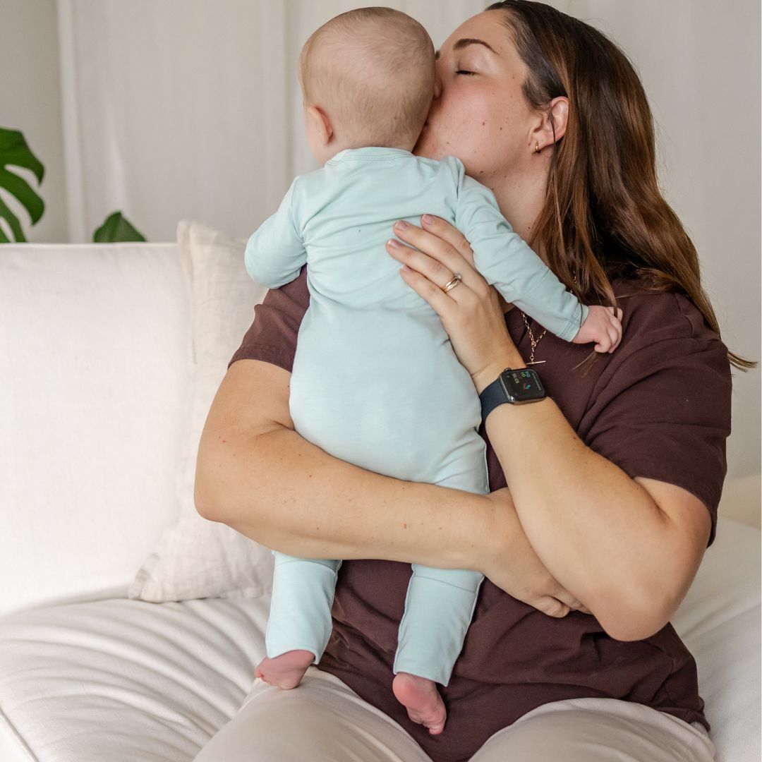 Hello Poppet Bamboo All-in-One suit available at Bear & Moo