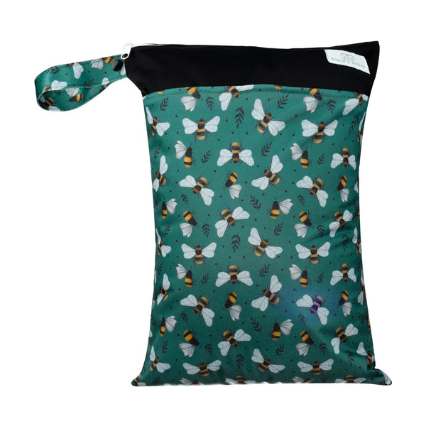 Large Wet Bag | Bees & Leaves