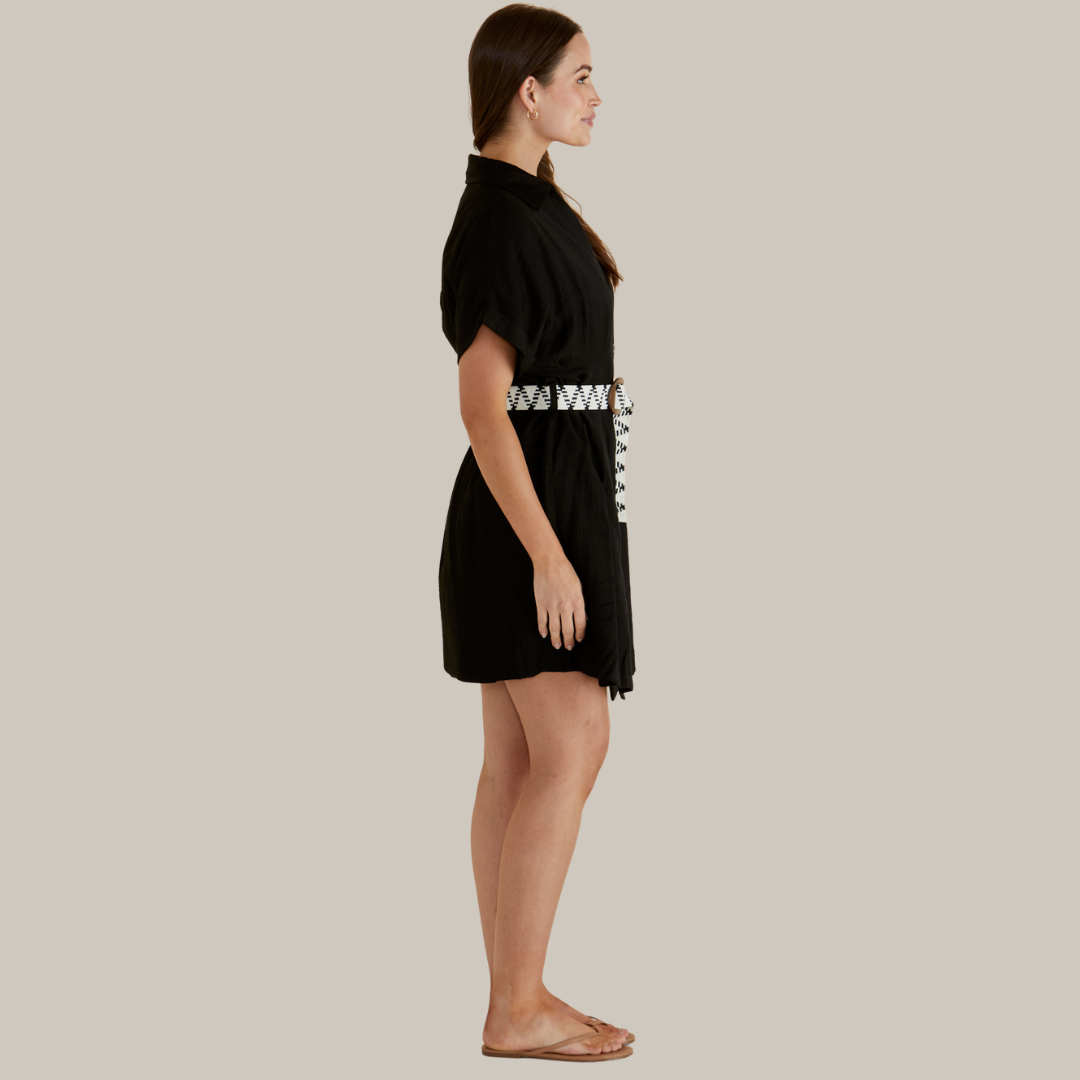 Betty Basics Archer Dress | Black available at Bear & Moo