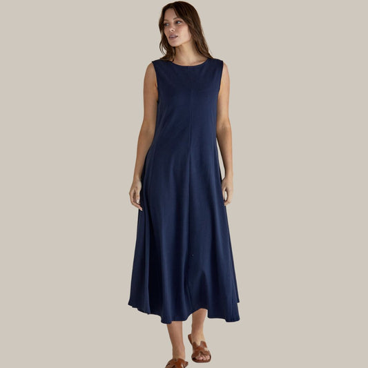 Betty Basics Sabrina Maxi Dress in Navy available at Bear & Moo