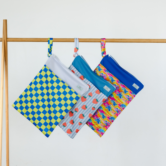 Large Wet Bag | Strawberry Delight