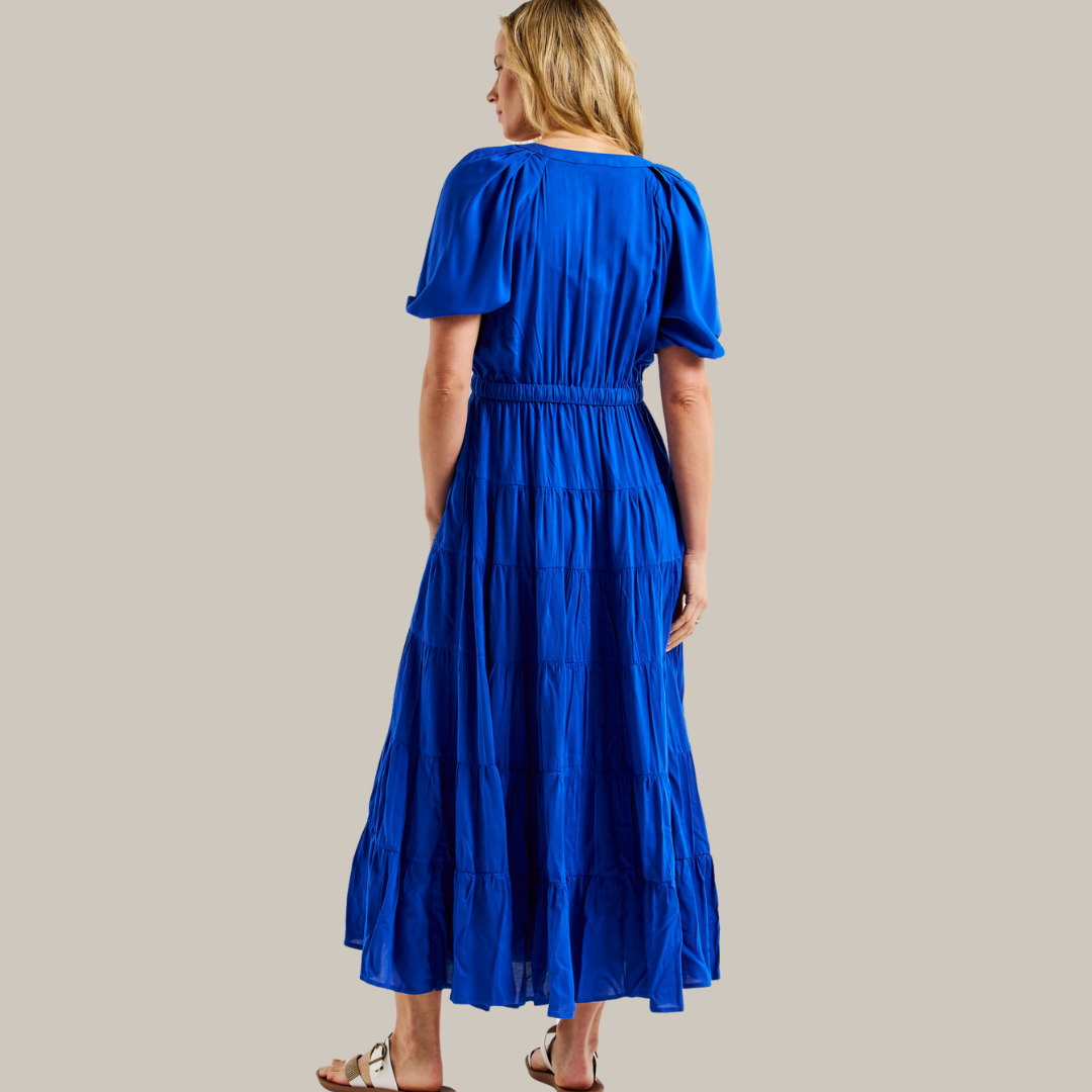 Betty Basics Aleja Dress | Cobalt Blue available at Bear & Moo