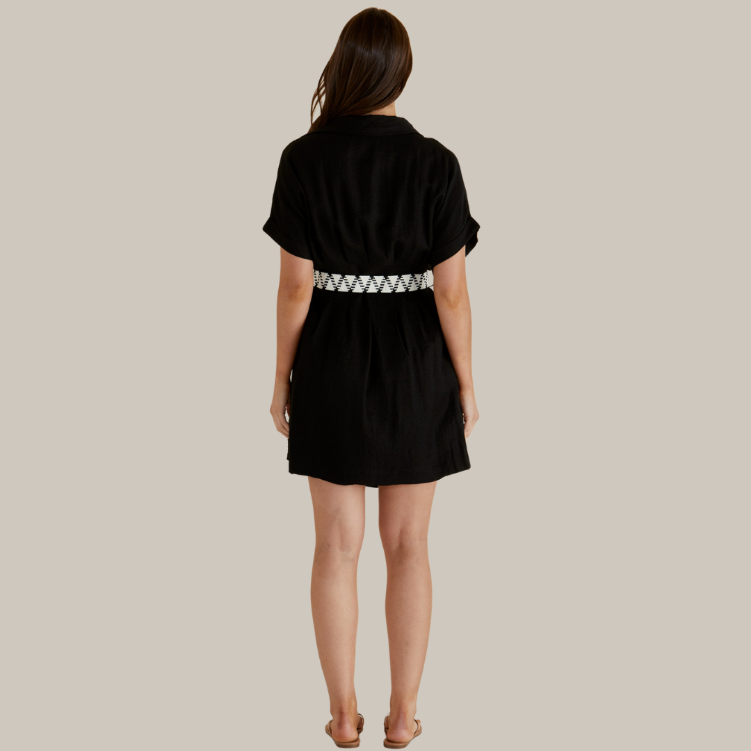 Betty Basics Archer Dress | Black available at Bear & Moo