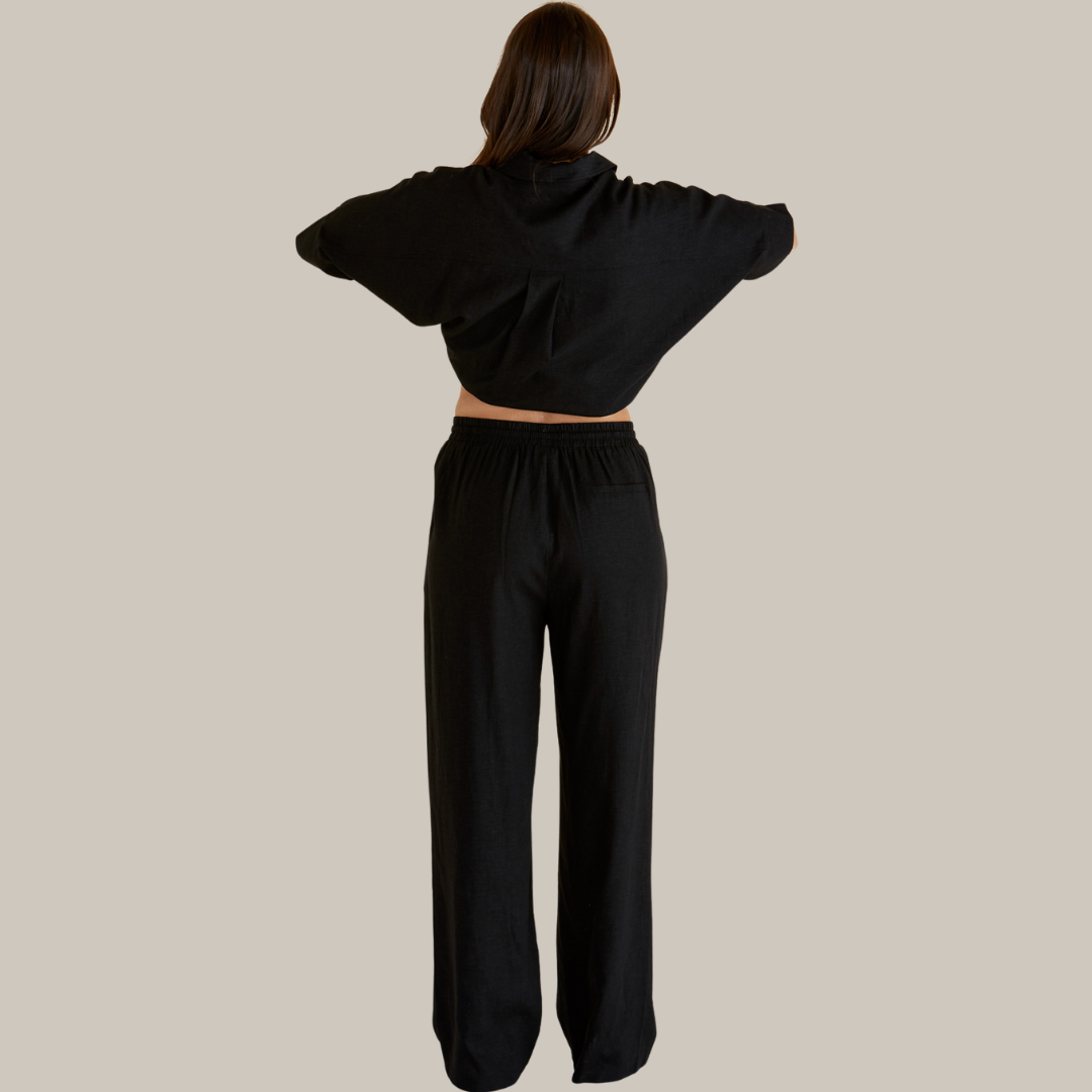 Betty Basics Zaza Relax Pant | Black available at Bear & Moo