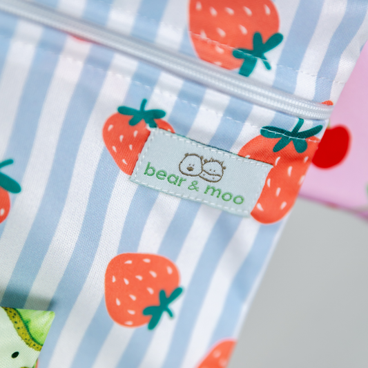 Mini Wet Bag | Strawberry Delight