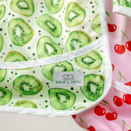 Sleeved Bib | Kiwifruit Slice