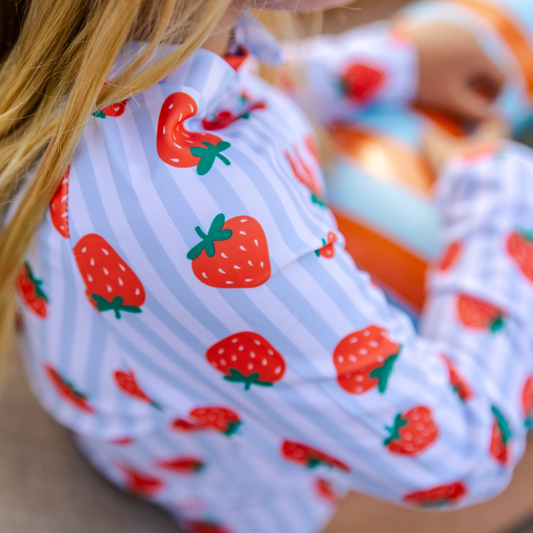 Harper Swimsuit | Strawberry Delight
