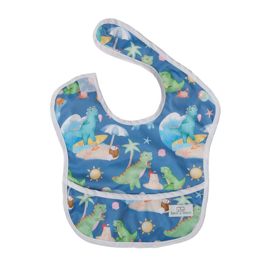 Classic Bib made with waterproof PUL fabric from Bear & Moo