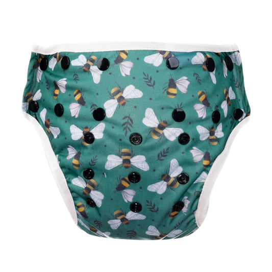 Bear & Moo Bees & Leaves Swim Nappy