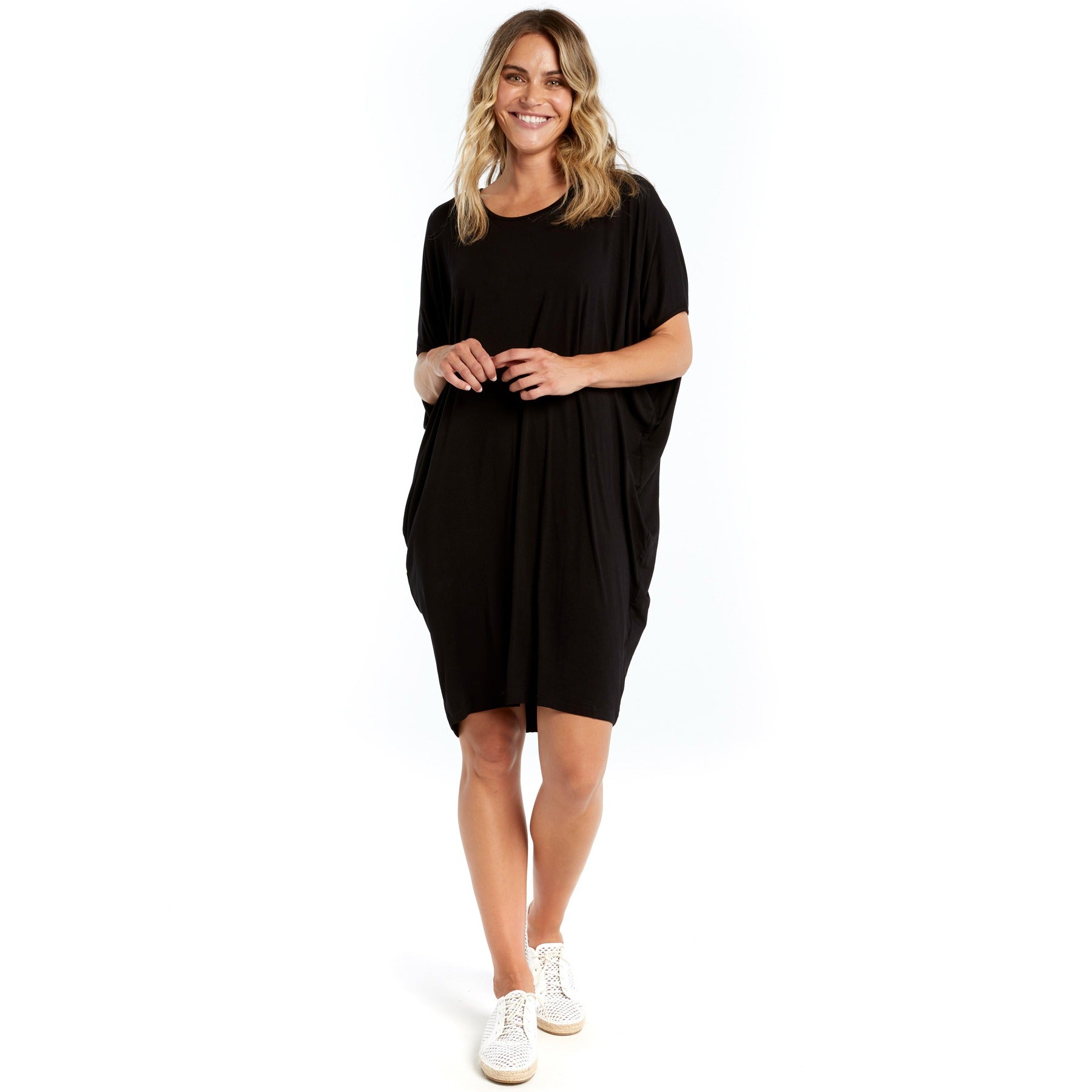 Betty Basics Maui Dress | Black available at Bear & Moo