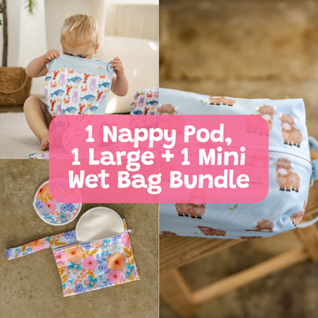 Wet Bags + Nappy Pod Bundle