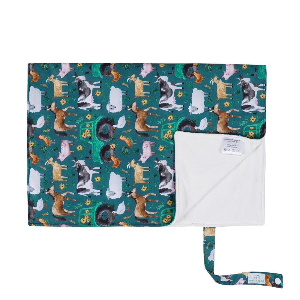 Reusable Change Mat with Bamboo Lining available at Bear & Moo