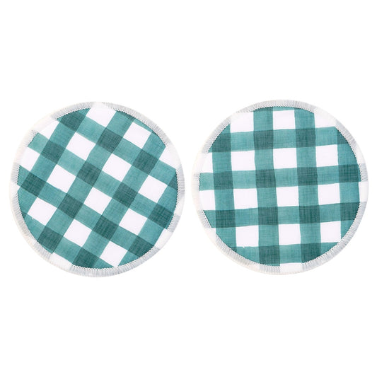 Forest Gingham Breast Pads available at Bear & Moo