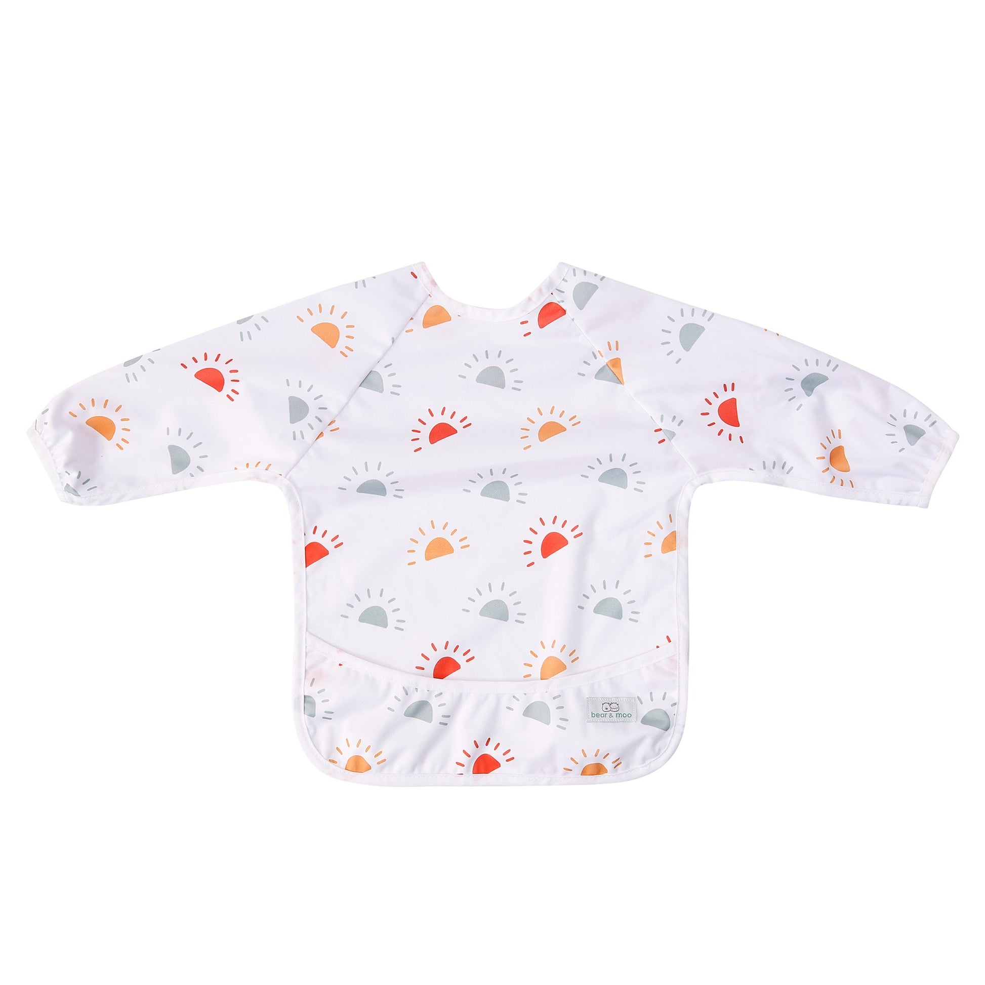 Bear & Moo Sleeved Bib | Happy Days