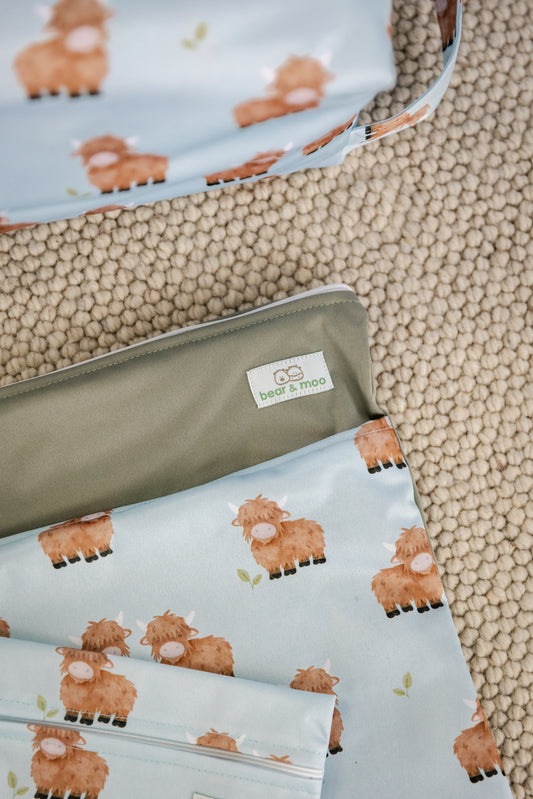 Large Wet Bag | Highland Cows