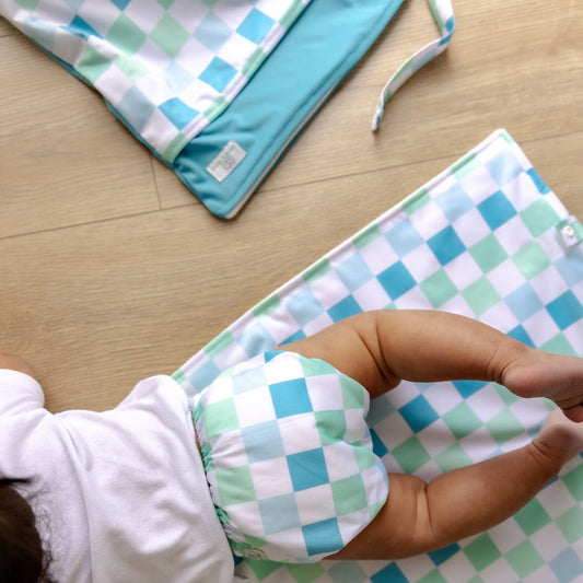 Large Wet Bag | Coastal Checks